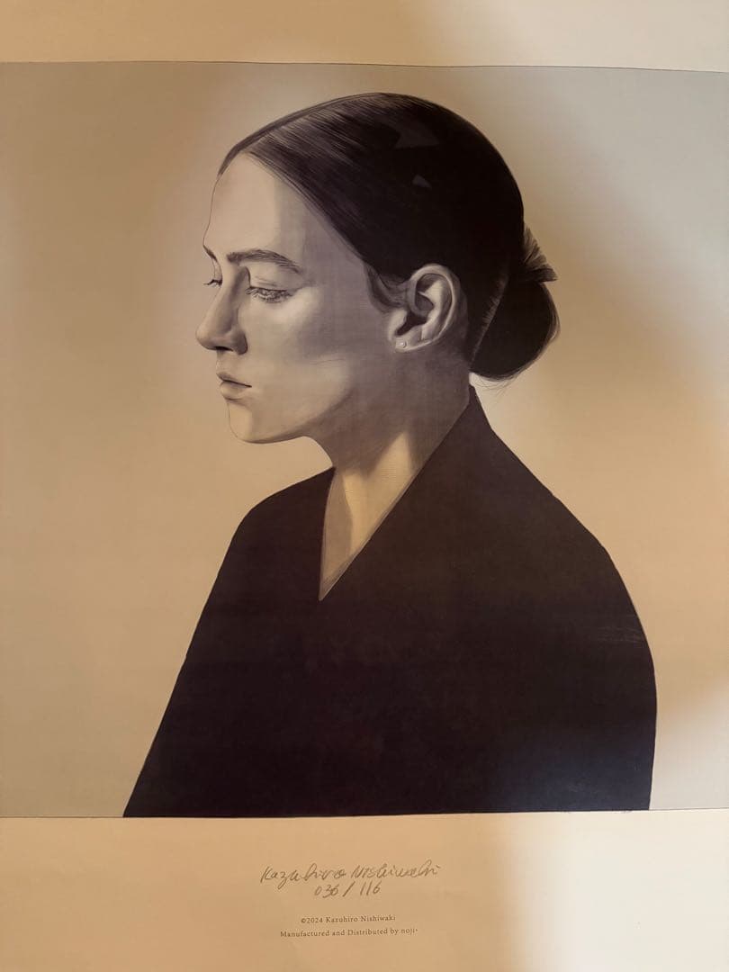 西脇一弘 限定ポスター noji シリアルナンバー サイン入り - メルカリ