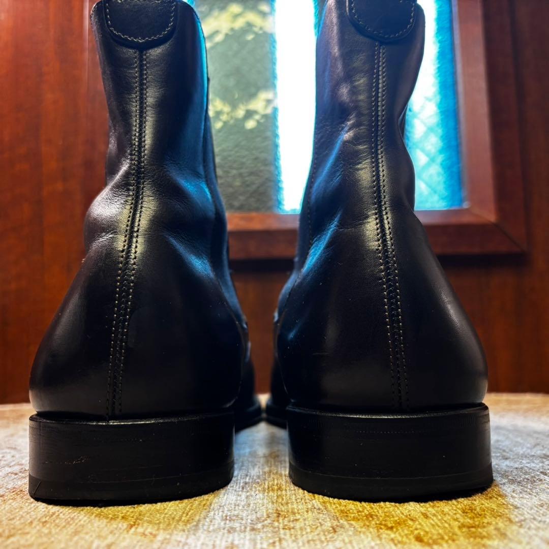 極美品YVES SAINT LAURENT サイドゴアブーツ焦茶EU41.5 - メルカリ