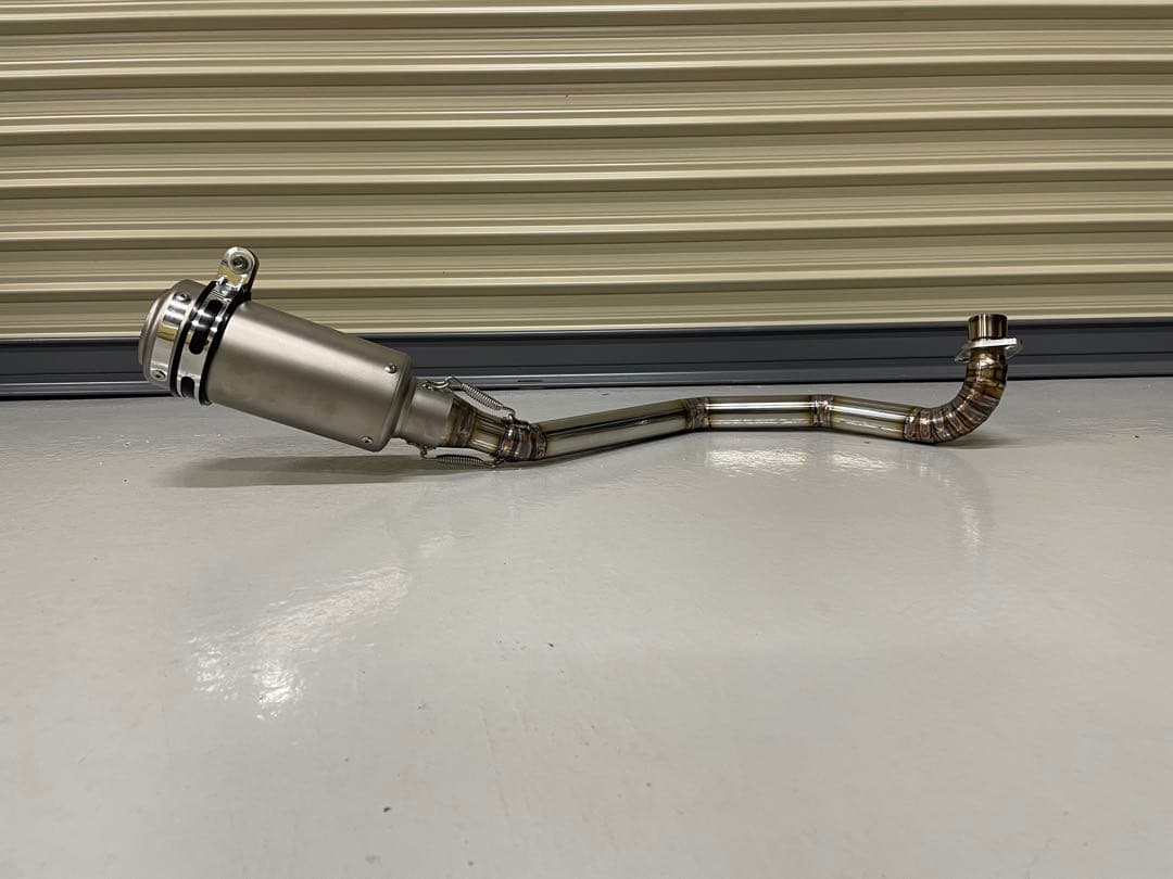 モンキー ゴリラ ワンオフマフラー ステンレス 車高短用 バック