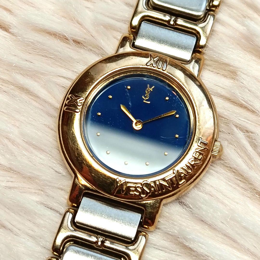 ☆ジャンク☆ イヴサンローラン Yves Saint Laurent 青 - メルカリ