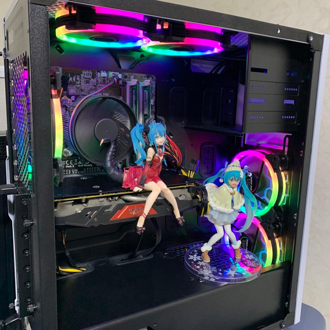 ⭐️光まくりのゲーミングPC！⭐️ - メルカリ