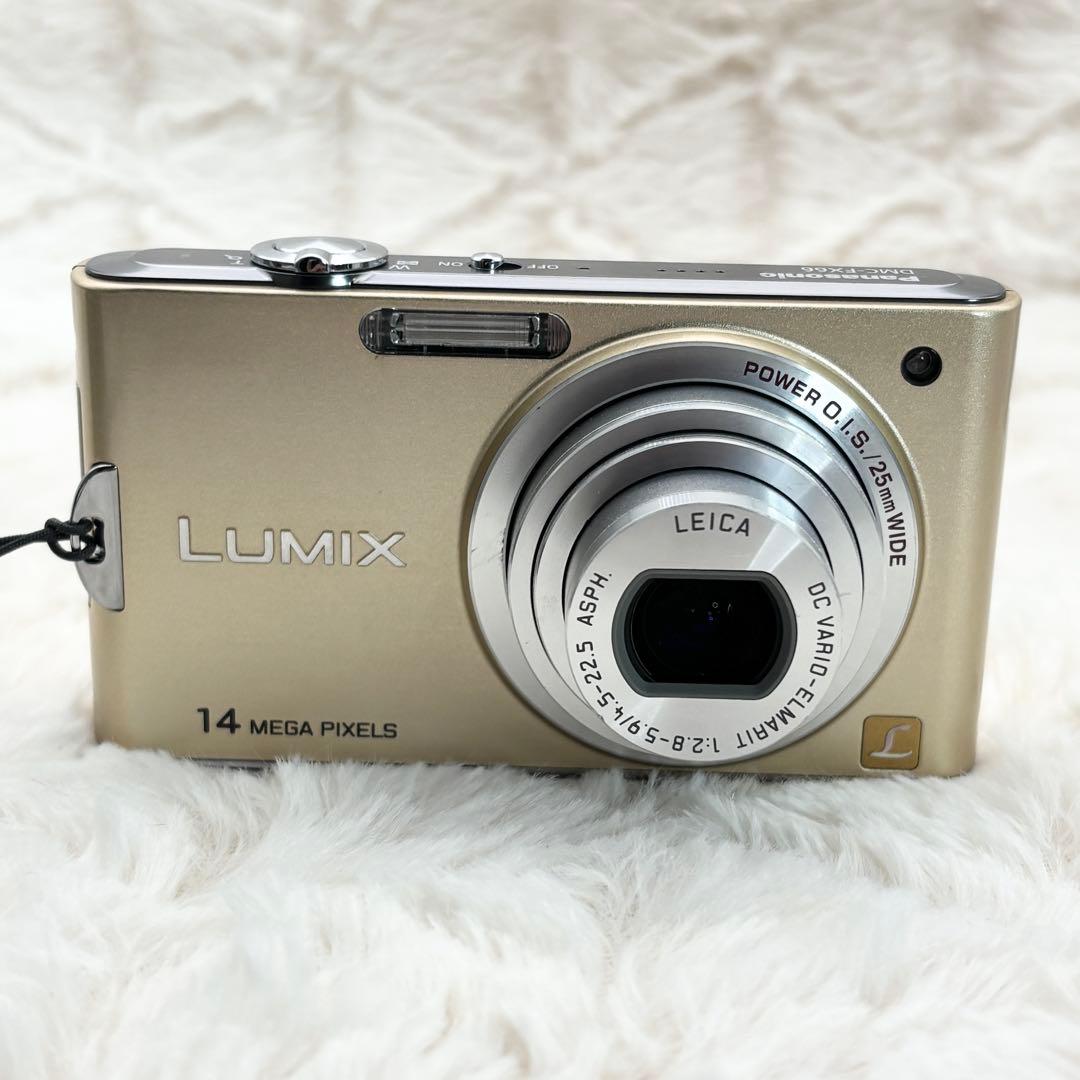 美品・動作良好✨ Panasonic LUMIX DMC-FX66 ゴールド - メルカリ