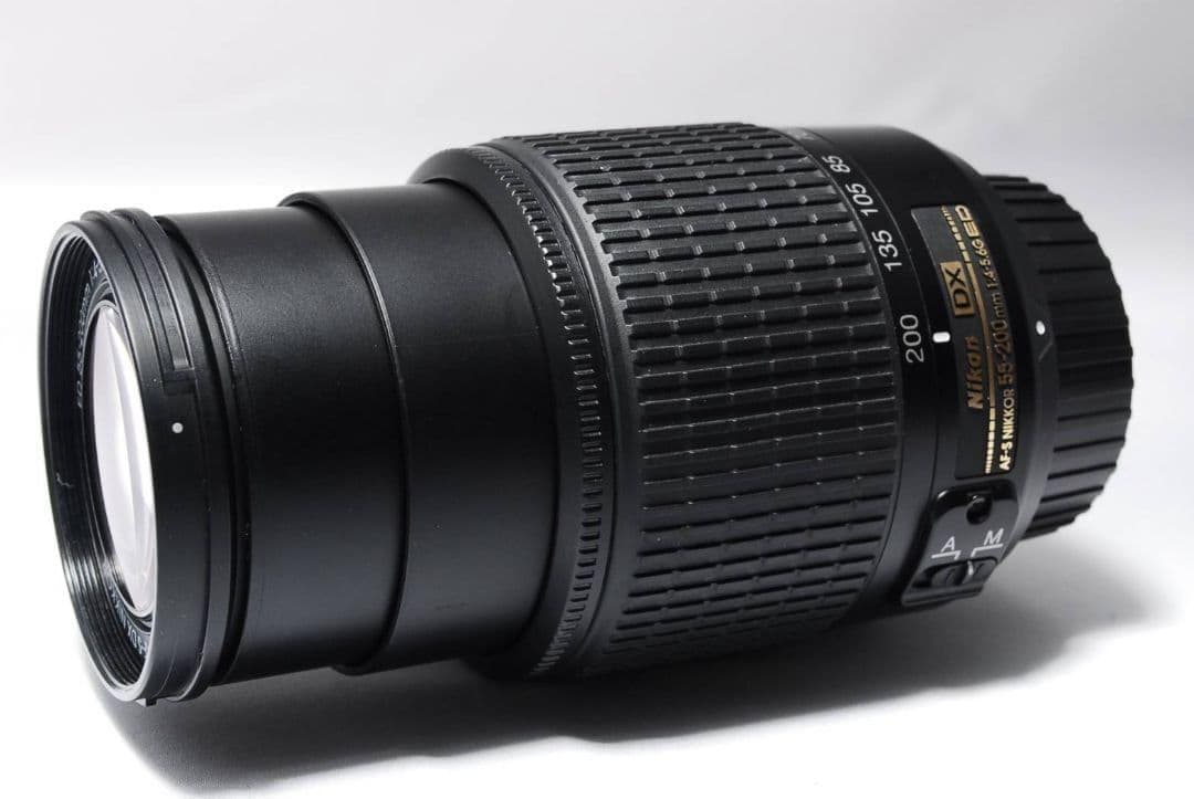 ♥Nikon AF-S 55-200mm ED♥ 極美品 望遠レンズ 手ブレ補正 - メルカリ
