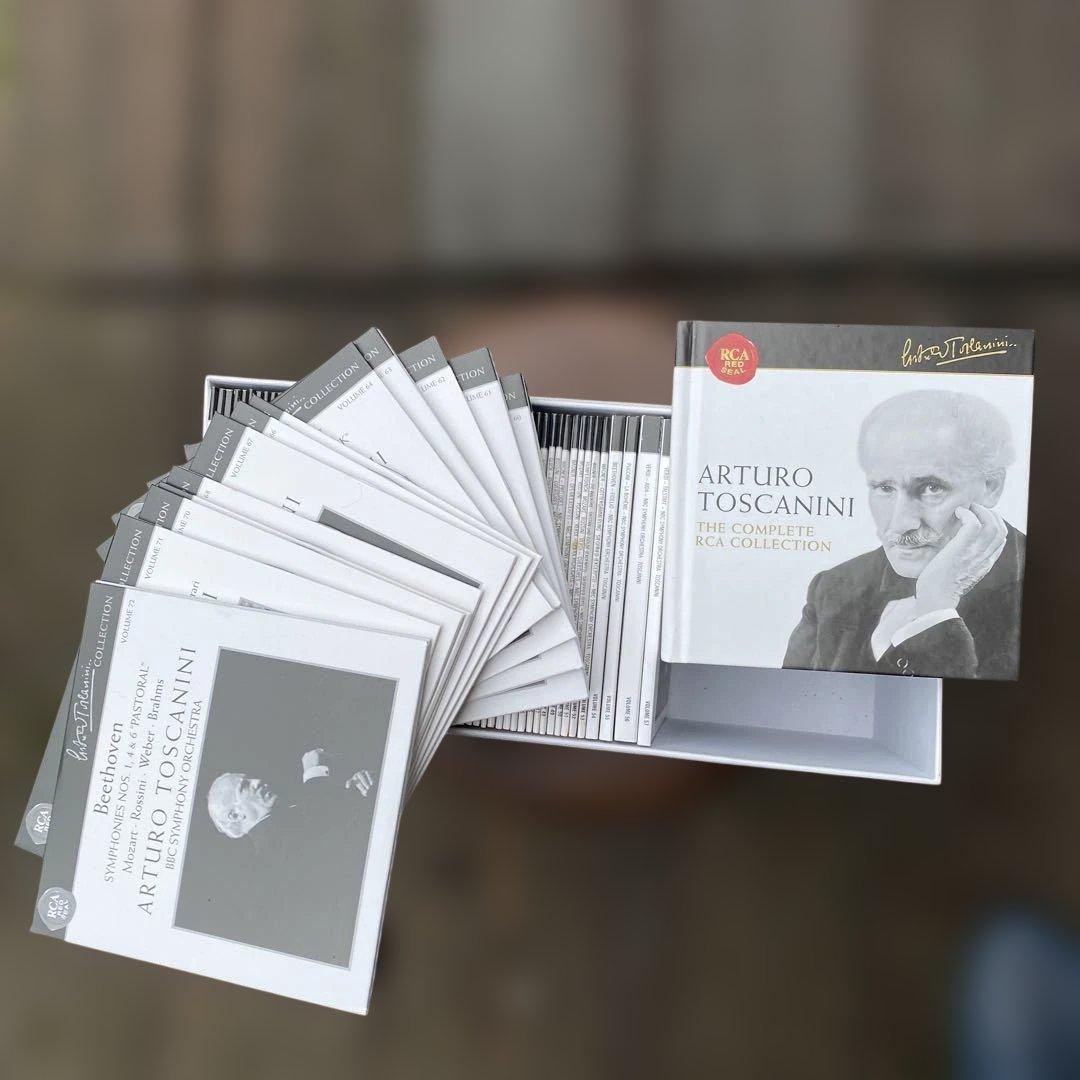 【特価】トスカニーニ RCA録音CD 全集　84CD+冊子　 [DVD欠品］