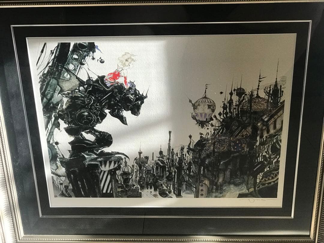 天野喜孝 FF6 「街」ジクレ 完全オーダー 版画 ティナ 魔導アーマー