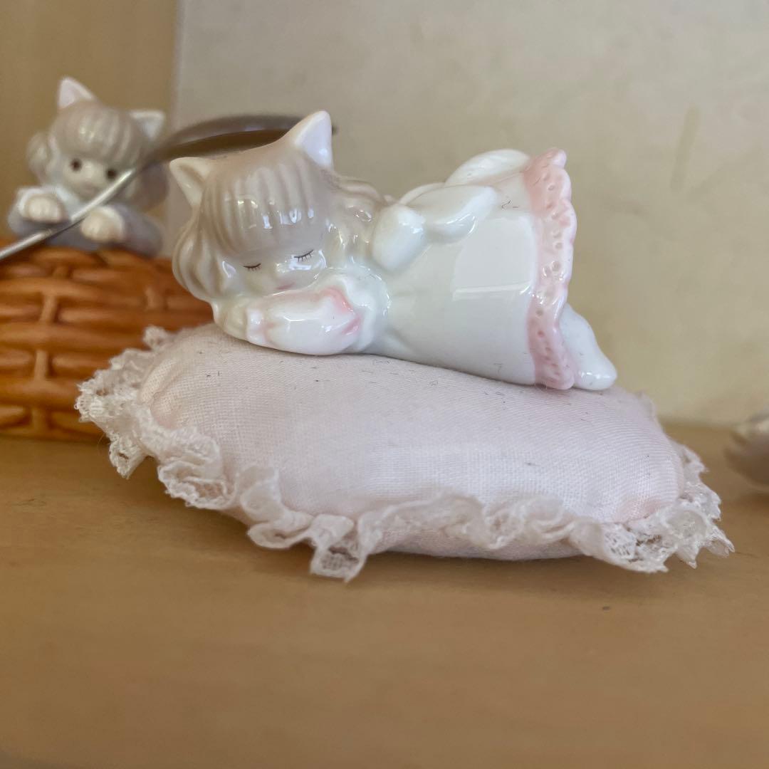 大島弓子 綿の国星 チビ猫陶器フィギュア5体セット - メルカリ