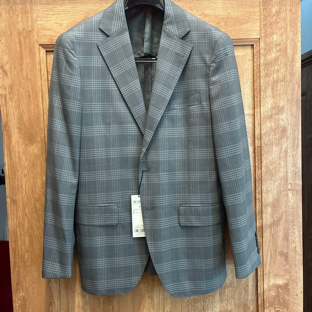 【新品未使用】五大陸ビジネスジャケット Mサイズ グレー系 g0000000002.jpg