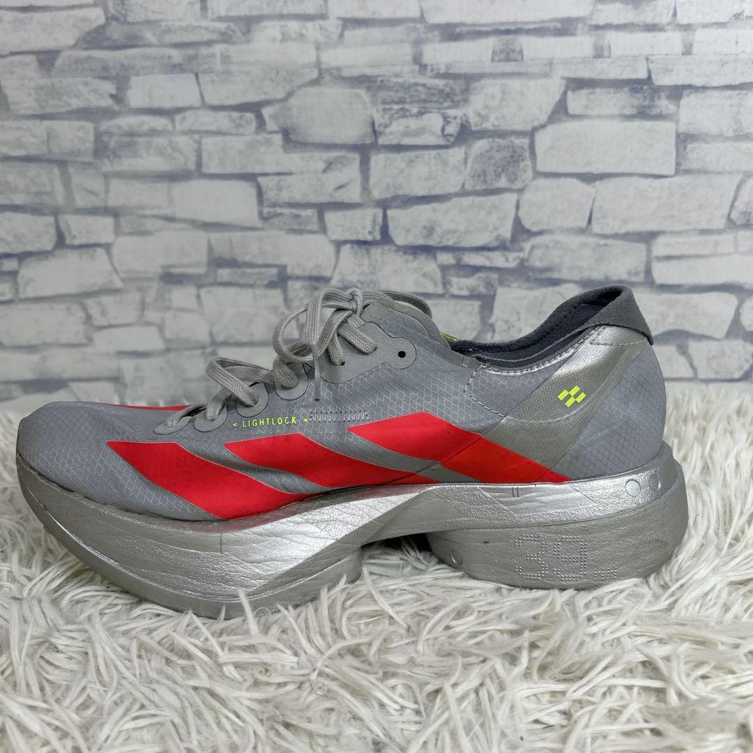adidas adizero adios pro4 24.5cm シルバーレッド