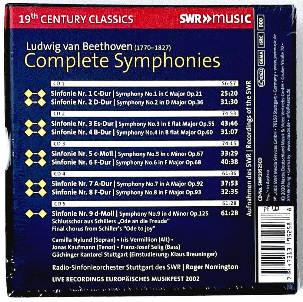 新品 CD ロジャー・ノリントン シュトゥットガルト ベートーヴェン