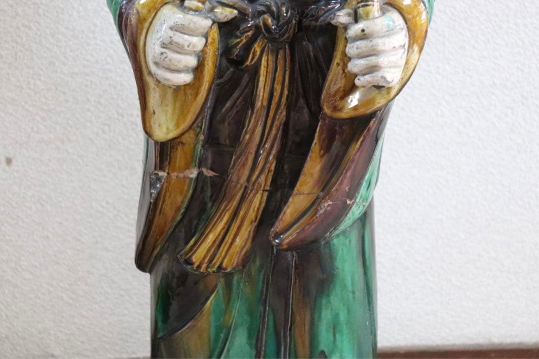 中国 清時代初期 三彩持笛少女像 アンティーク 送料込み0207 - メルカリ