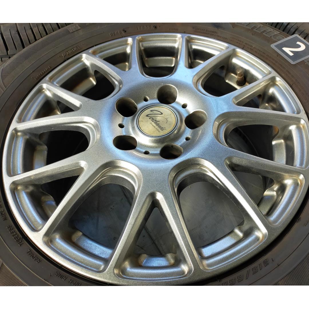 バリ溝！ヴェルザンディ16インチ×6.5J+38　サマータイヤ215/65R16