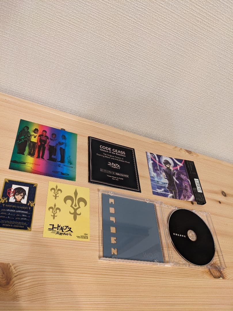 美品】コードギアス反逆のルルーシュ FLOW CD 学生証 初回限定版特典