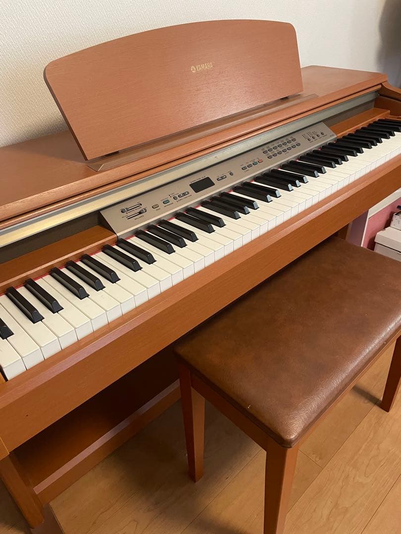 Yamaha 電子ピアノ ブラウン 椅子付き 電子ピアノ YAMAHA YDP-151C 2007年製 中古 椅子付き ≪6/25(月)まで