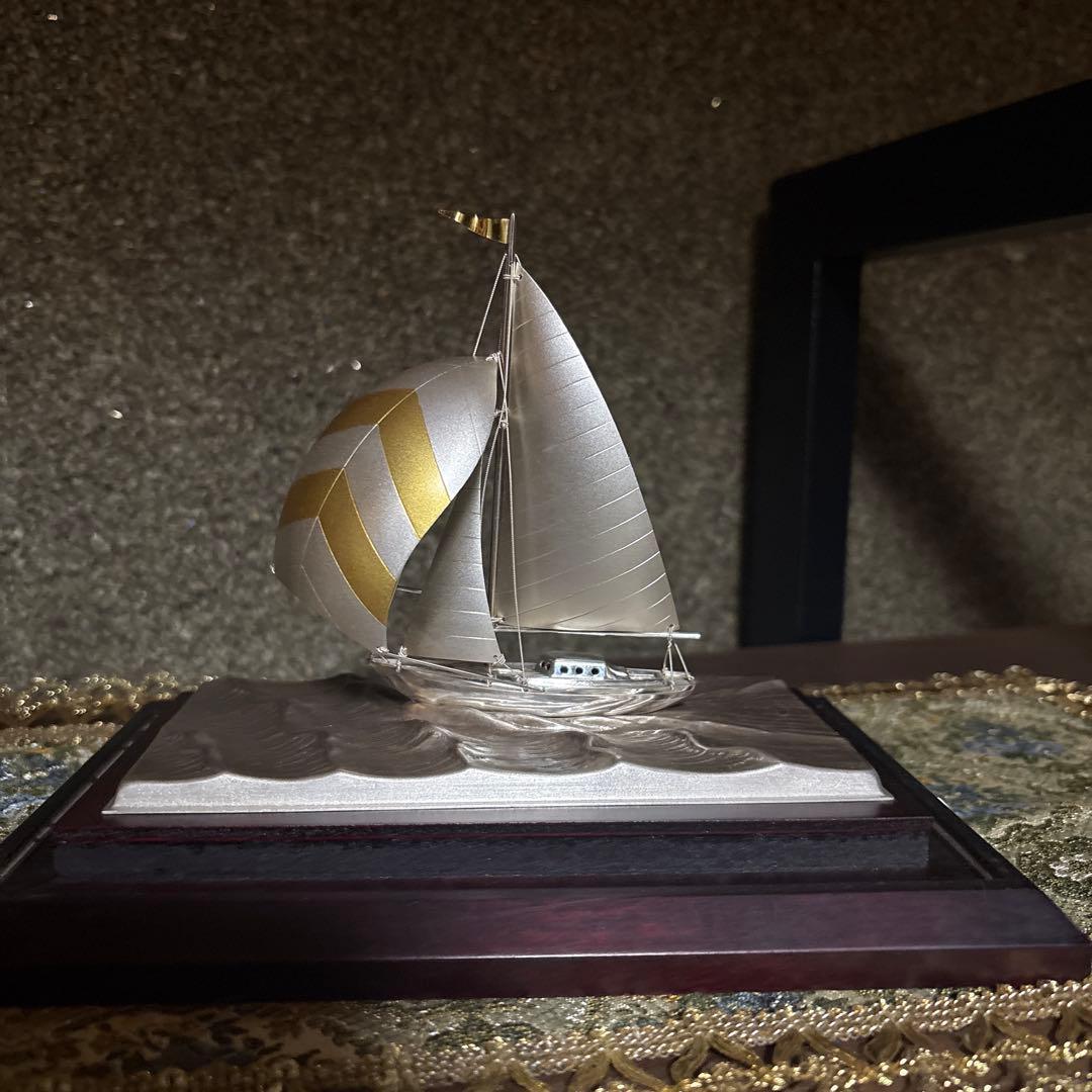 武比古 TAKEHIKO 銀製 置物 帆船 ヨット SILVER970 6号 - メルカリ