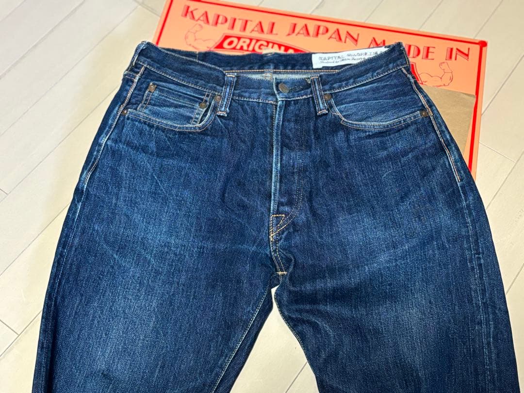 コラボ/デニム/キン肉マン/キャピタル/ジーンズ/限定/W31/赤耳/箱付