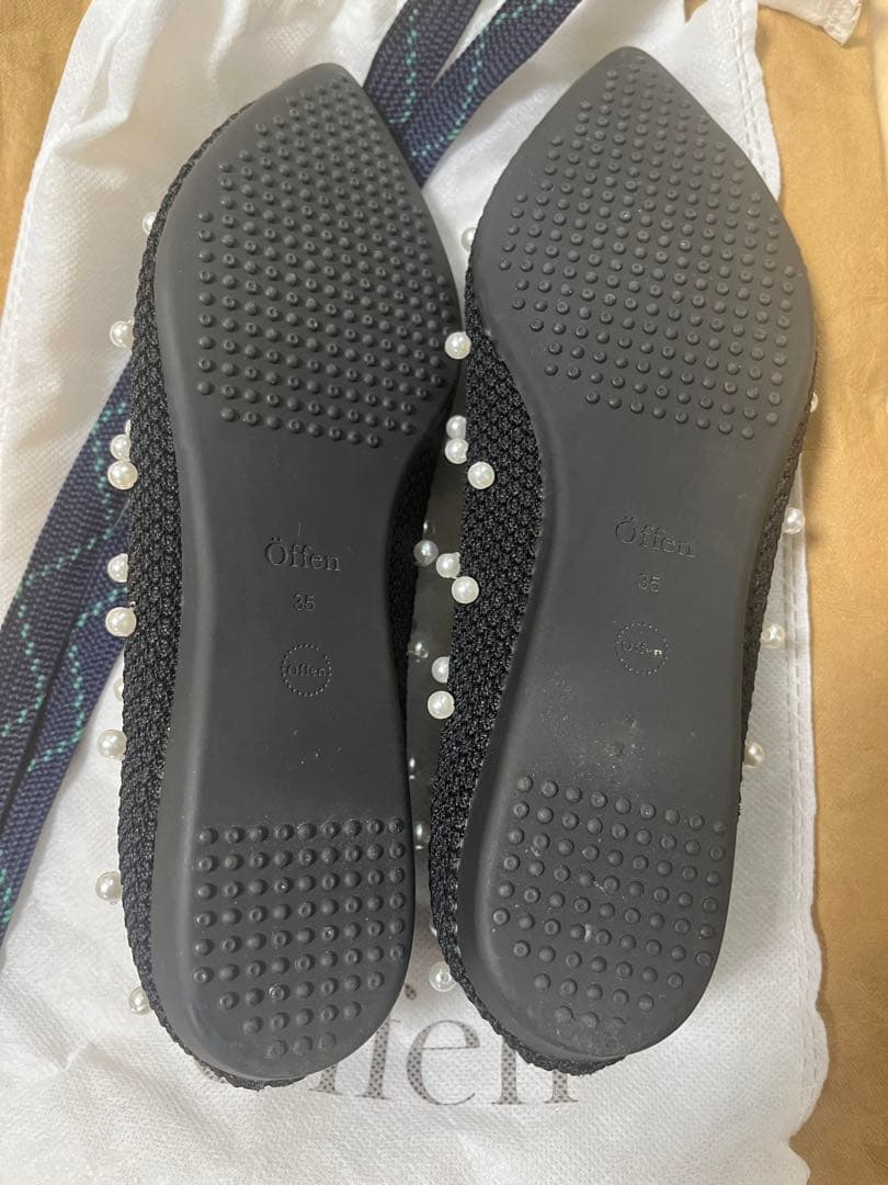 【美品】Offen オッフェン　スカラップパール 35