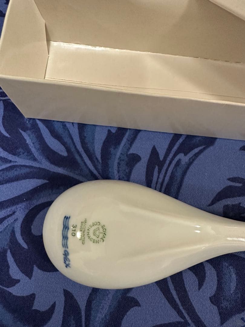 ロイヤルコペンハーゲン ブルーパルメッテ スプーン（レンゲ）3本 www