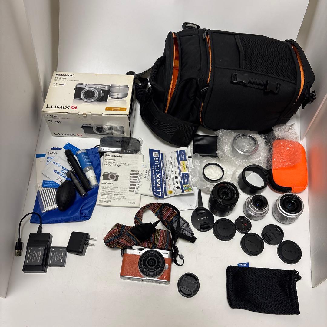LUMIX G ミラーレス一眼カメラ DC-GF9W ダブルレンズキット+2点 概要 デジタル一眼カメラ/ダブルレンズキット DC-GF9W | LUMIX