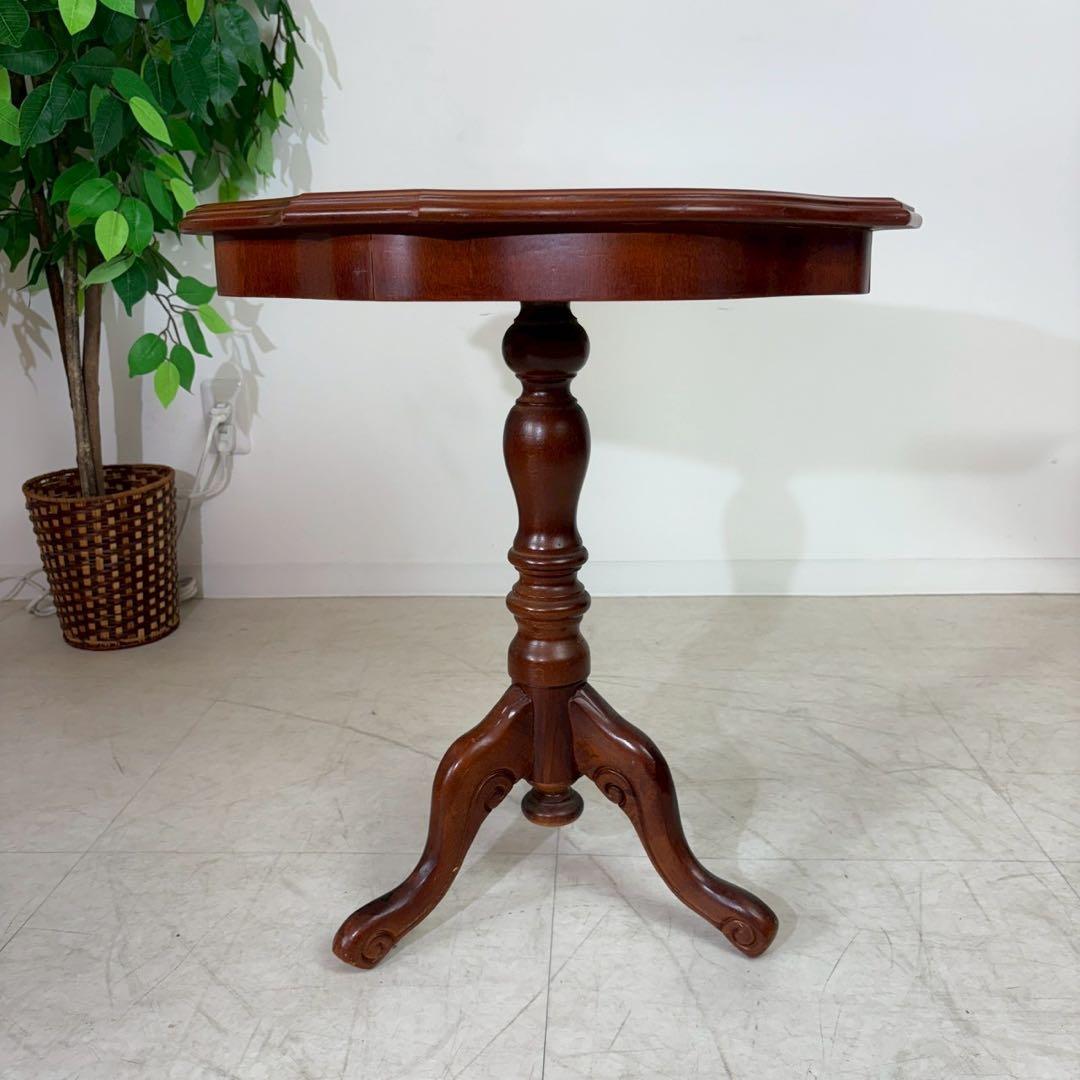 イタリア製 アンティーク調 ティーテーブル コーヒーテーブル サイド