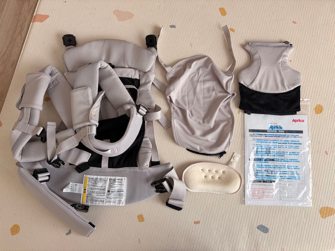 Aprica 抱っこひも・おんぶ紐 グレー 楽天市場】【3/5 最大100％ポイントバック＆ポイントアップ
