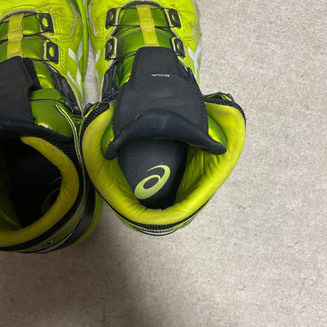 ASICS 蛍光イエロー ブラック 安全靴 限定色 - メルカリ