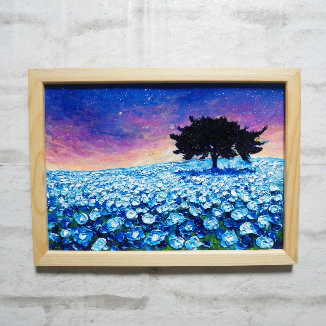 希少絵画 油絵宮本秋風竹林雨情