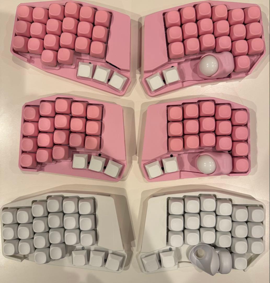 新品】keyball44改 白ケース完成品 lofree HADES - メルカリ