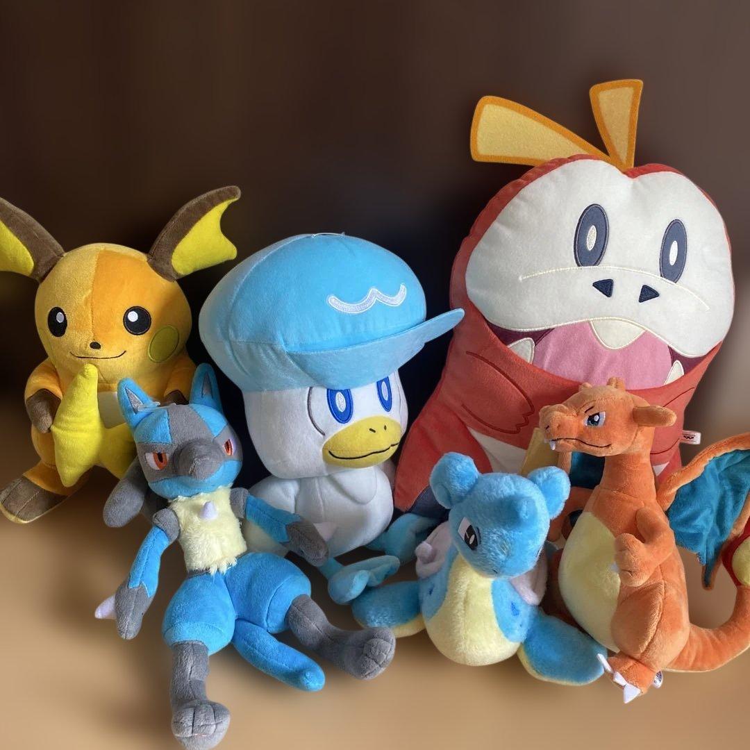 ポケモン ぬいぐるみセット ルカリオ ラプラス - メルカリ