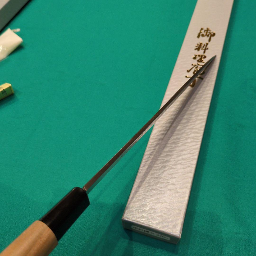 銀三鋼使用》正光作 柳刃包丁 刺身包丁 8寸 240㍉ 桜柄付 - メルカリ