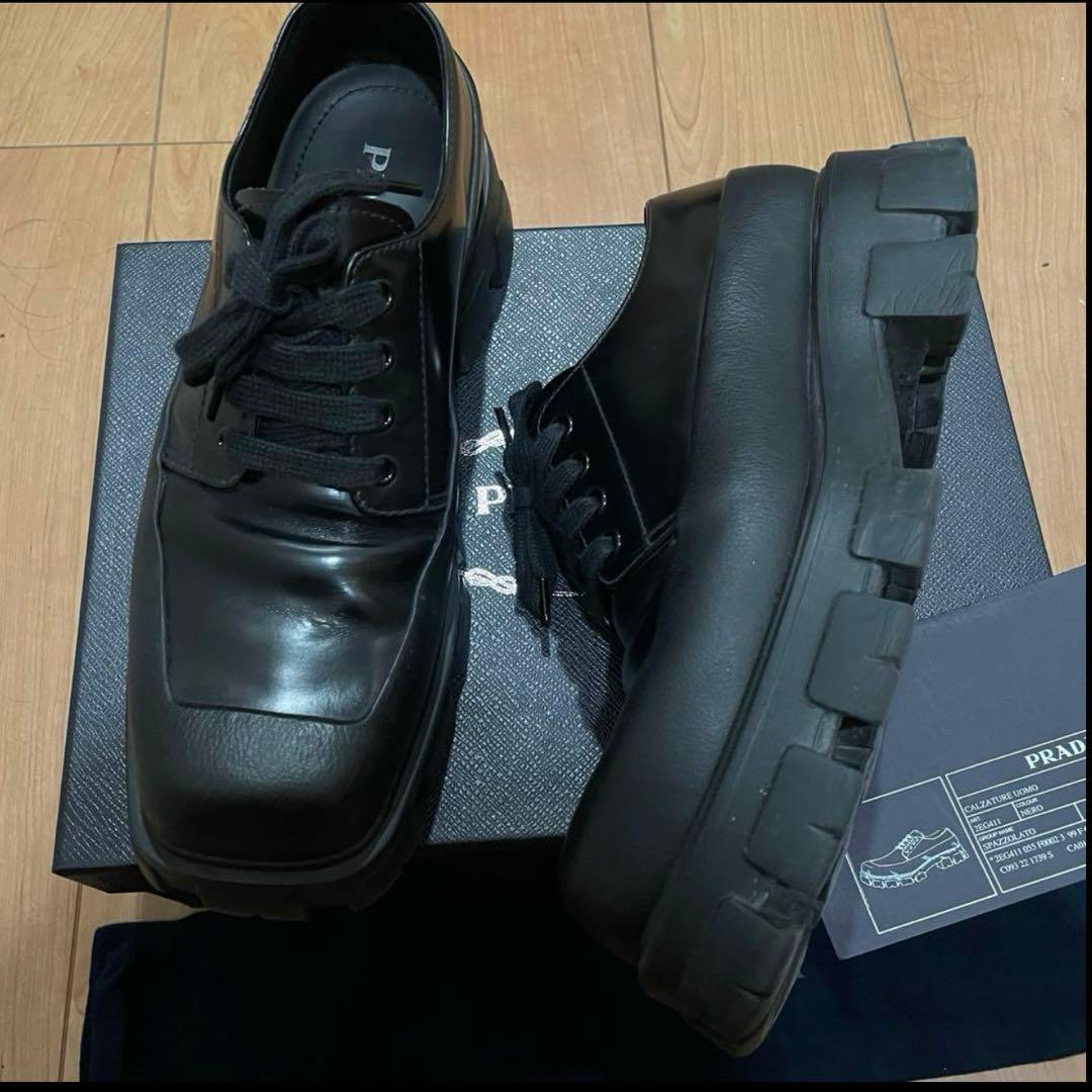 PRADA モノリス ダービー ラバーソール MONOLITH ラフシモンズ - メルカリ