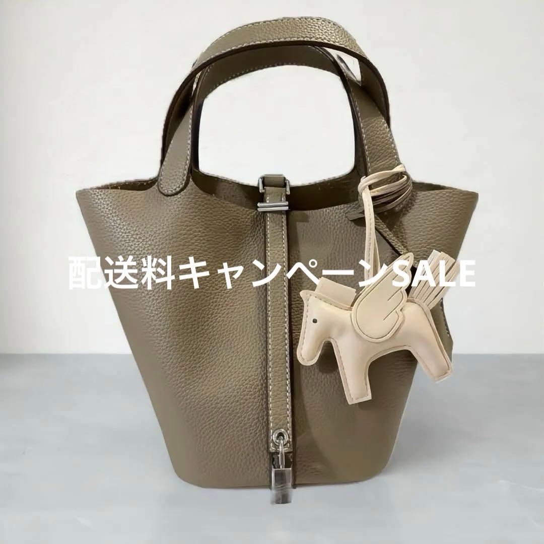 本革 高級 キューブバッグ バケツ型バッグ 黒 ハンドバッグ 高見え pm