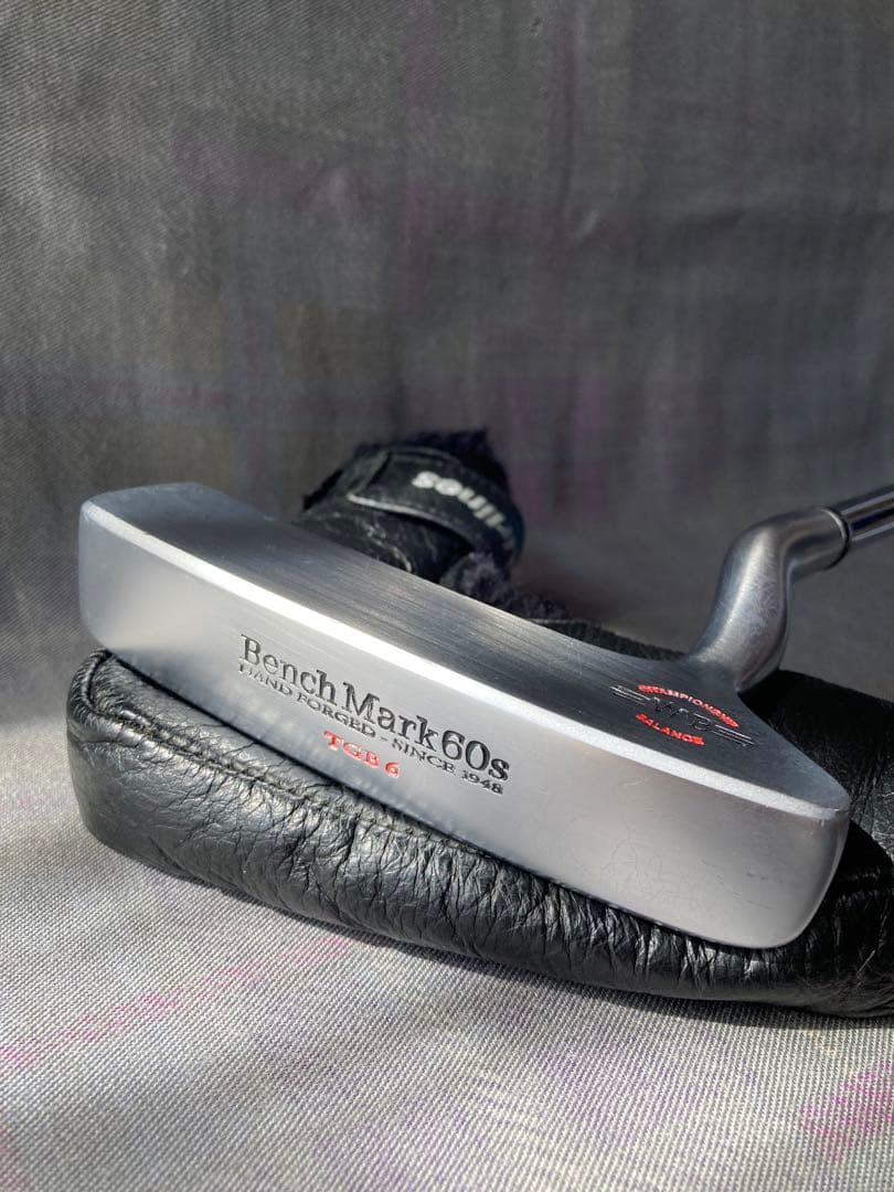 ☆-ウッドブロス パター ベンチマーク60Sパター TGB-6 ウッド