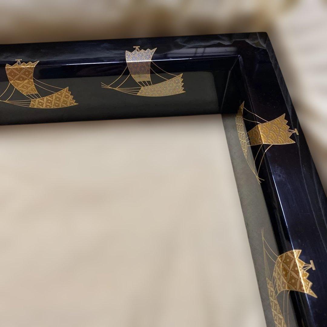 茶道具 蒔絵炉縁 村田宗覚 真塗 - 工芸品オンライン ショッピング