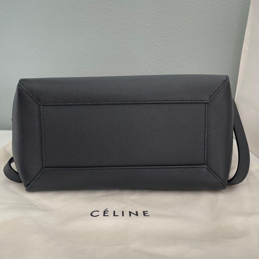 CELINE セリーヌ ベルトバッグMICRO BELT BAG マイクロ 黒 - メルカリ