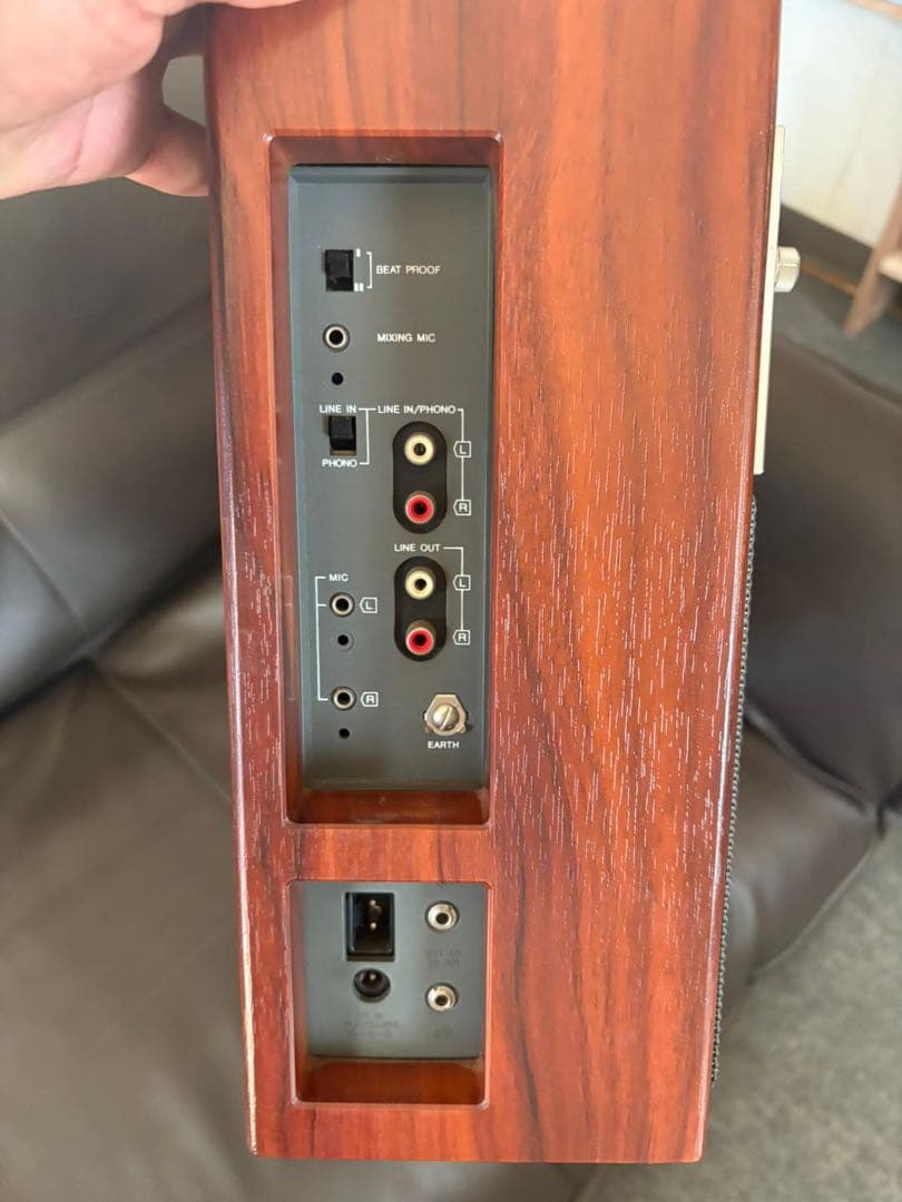 ウッド調ラジカセ AM/FM テープデッキ搭載お値段交渉受け付けます