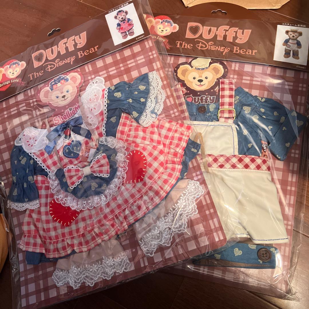 ディズニーシー　ダッフィー、シェリーメイ　ぬいぐるみ用コスチューム　バレンタイン 東京ディズニーシー「ダッフィー＆シェリーメイ」ぬいぐるみ