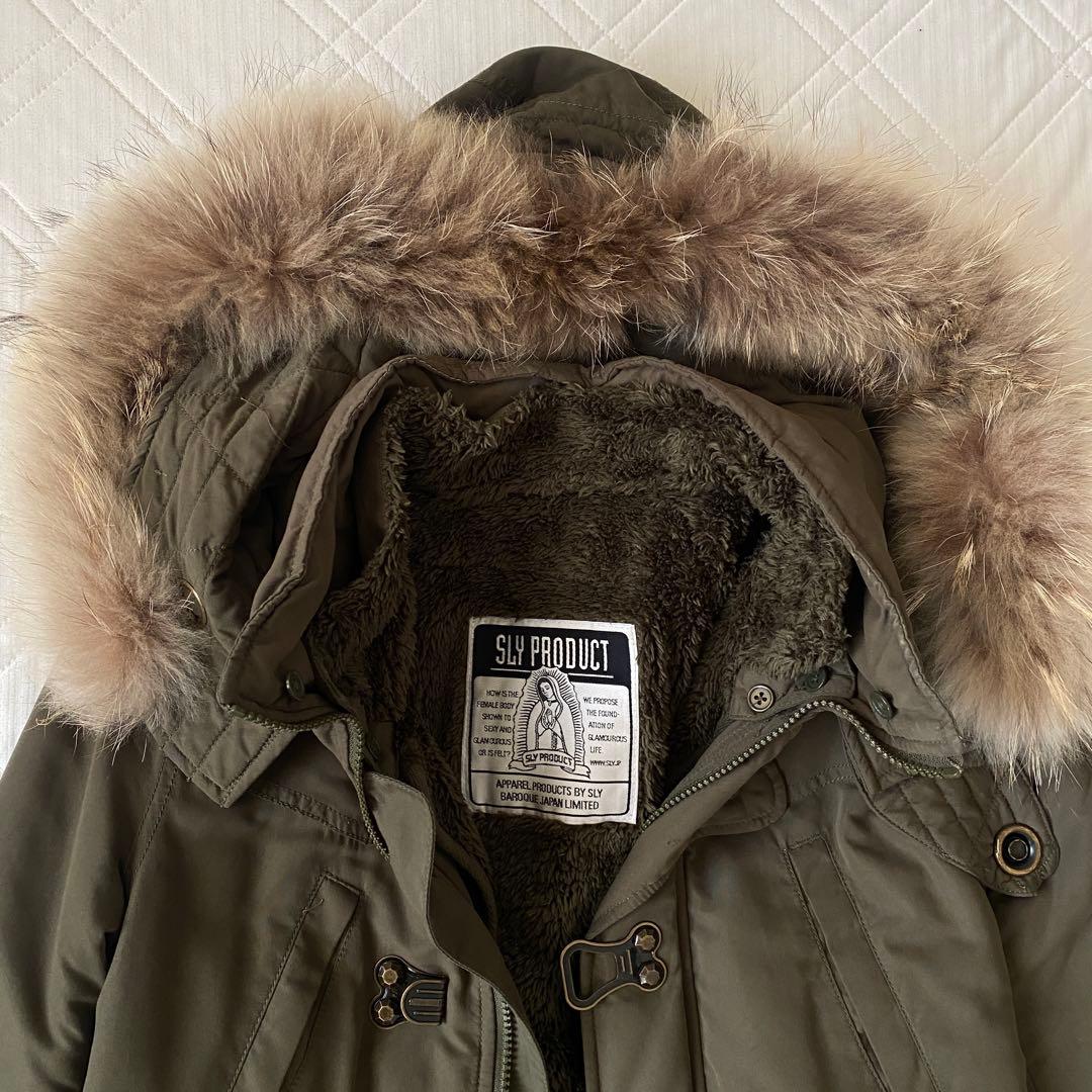 SLY 】N3B モッズコート カーキ ミリタリー Mスライy2k 平成ギャル
