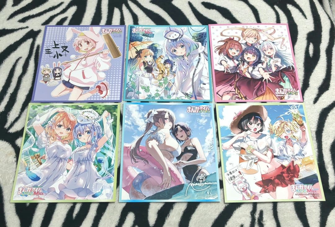 まんがタイムきらら メロンブックス 特典 色紙風イラストカード 17種セット