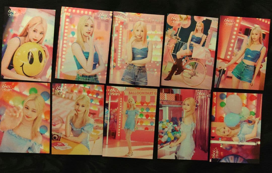 TWICE once day ランダムトレカ ツウィ コンプセット - メルカリ