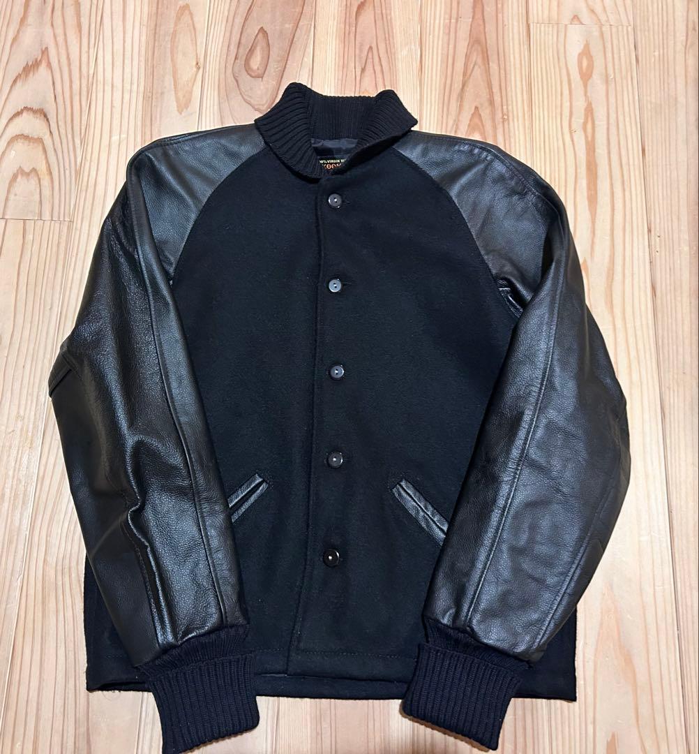 USA製　スクーカム　スタジャン ブラック 34サイズ jk046-ht-13.jpg