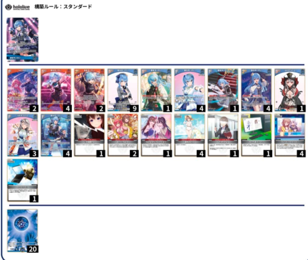 ホロカ　構築済みデッキ　星街すいせい　 沙花叉クロエ ホロカ すいクロ 星街すいせい 沙花叉クロヱ 構築済みデッキ ホロ