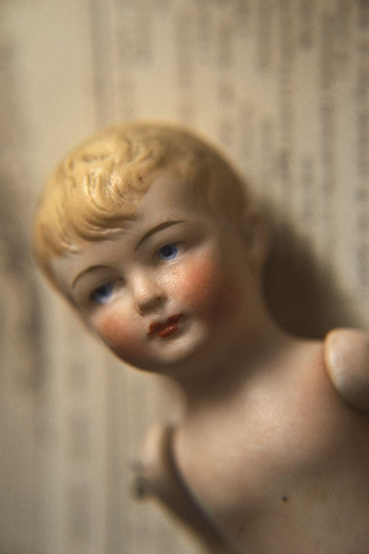 h*a様 アンティーク ビスクドール ミニョネット ドイツ - メルカリ