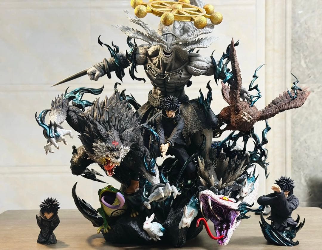 呪術廻戦 十種影法術伏黒恵 魔虚羅 ガレージキッド フィギュア 完成品