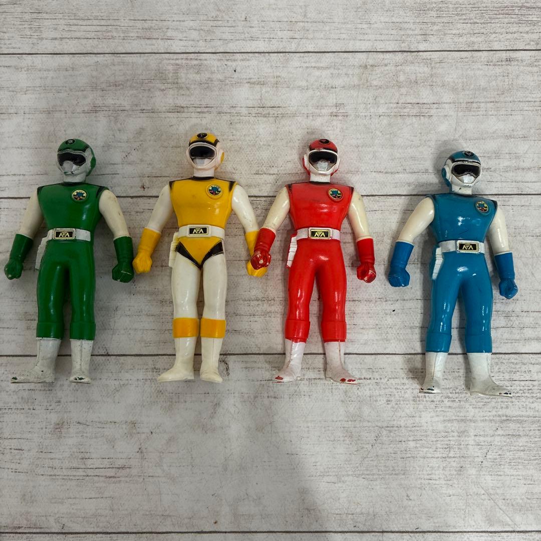 超新星フラッシュマン フラッシュファイブ ソフビ 5体セット - メルカリ