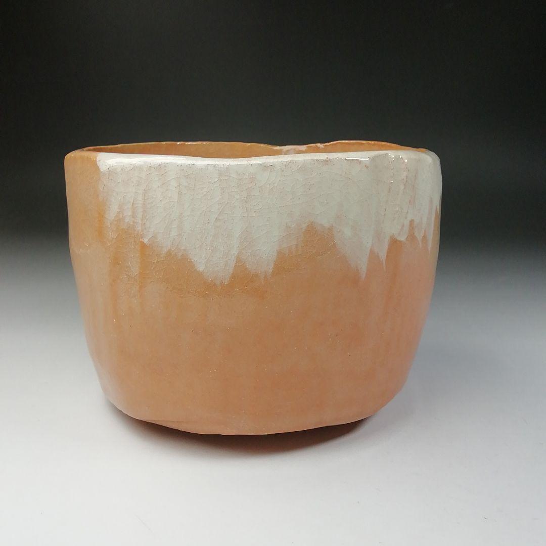 T546 茶碗 『加賀光悦写』『赤茶碗』『佐々木昭楽 造』 共箱 抹茶