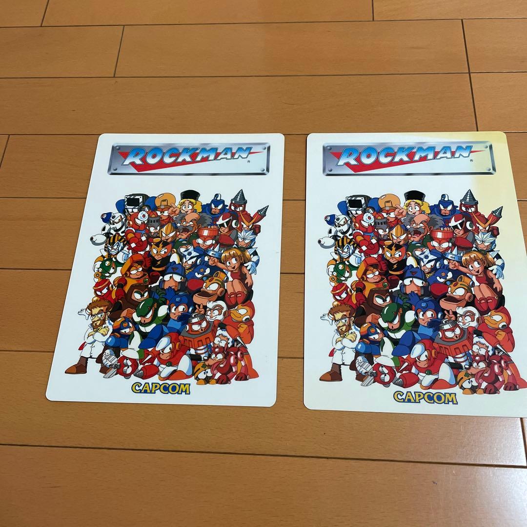 ロックマン 非売品下敷き スーパーファミコン - メルカリ