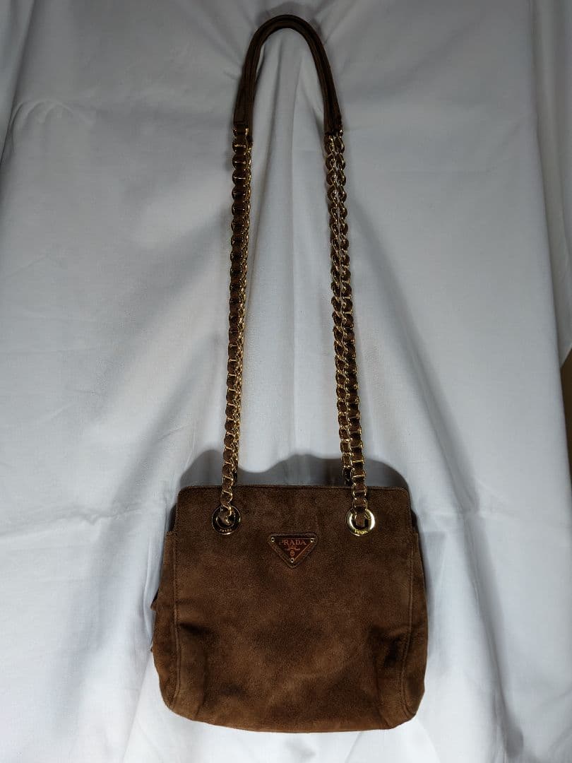 M*️様 レア! Prada ヴィンテージ スエード ショルダーバッグ
