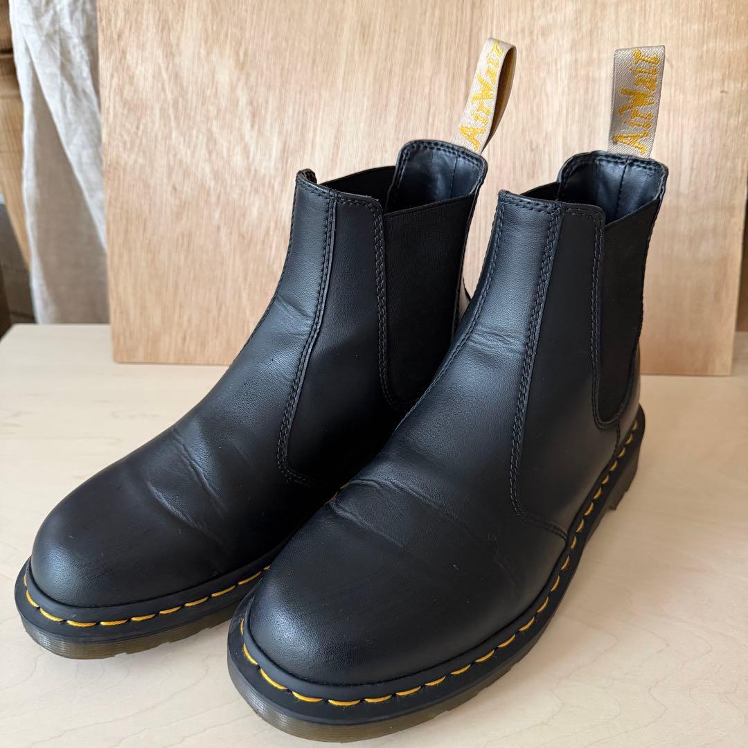 ドクターマーチン チェルシーブーツ ヴィーガン サイドゴア UK7 26cm