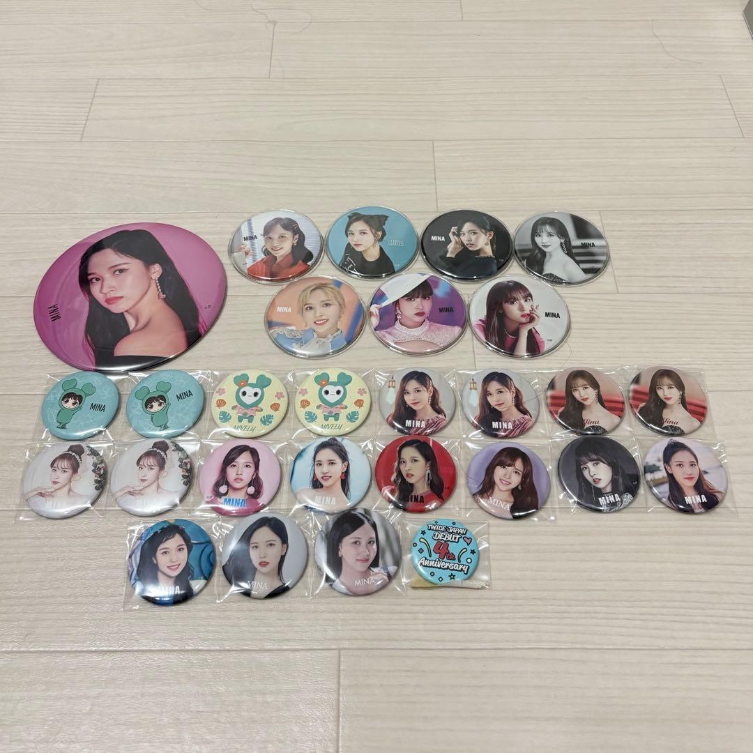 TWICE ミナ 缶バッジ セット - メルカリ