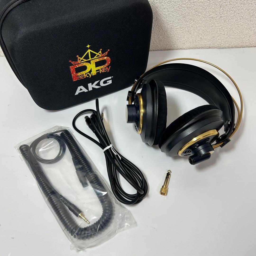 美品】AKG K240 P/PP PEAKY-KEY ヘッドフォン ケース付き